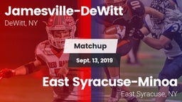 Matchup: Jamesville-DeWitt vs. East Syracuse-Minoa  2019