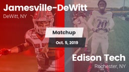 Matchup: Jamesville-DeWitt vs. Edison Tech  2019