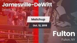 Matchup: Jamesville-DeWitt vs. Fulton  2019