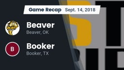 Recap: Beaver  vs. Booker  2018