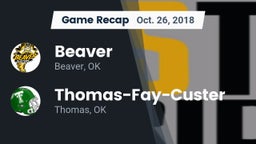 Recap: Beaver  vs. Thomas-Fay-Custer  2018