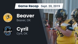 Recap: Beaver  vs. Cyril  2019