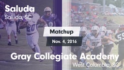 Matchup: Saluda vs. Gray Collegiate Academy 2016