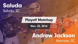 Matchup: Saluda vs. Andrew Jackson  2016