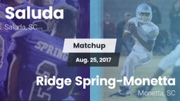 Matchup: Saluda vs. Ridge Spring-Monetta  2017