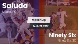 Matchup: Saluda vs. Ninety Six  2017