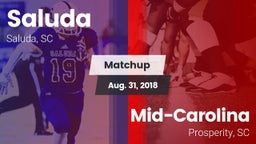 Matchup: Saluda vs. Mid-Carolina  2018