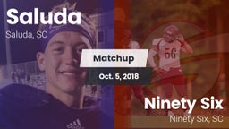 Matchup: Saluda vs. Ninety Six  2018