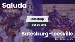 Matchup: Saluda vs. Batesburg-Leesville  2018