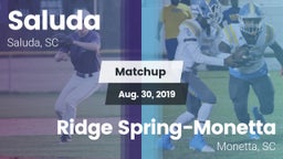 Matchup: Saluda vs. Ridge Spring-Monetta  2019