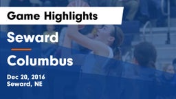 Seward  vs Columbus  Game Highlights - Dec 20, 2016