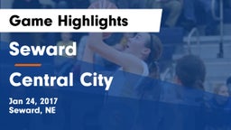 Seward  vs Central City  Game Highlights - Jan 24, 2017
