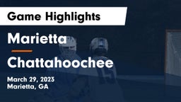 Marietta  vs Chattahoochee  Game Highlights - March 29, 2023