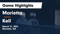 Marietta  vs Kell  Game Highlights - March 31, 2023