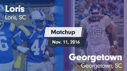 Matchup: Loris vs. Georgetown  2016