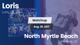 Matchup: Loris vs. North Myrtle Beach  2017