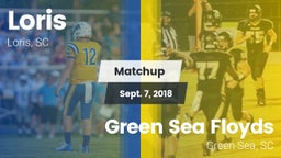 Matchup: Loris vs. Green Sea Floyds  2018