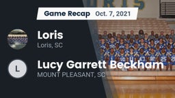 Recap: Loris  vs. Lucy Garrett Beckham  2021