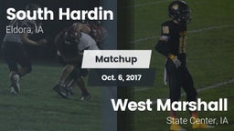 Matchup: South Hardin vs. West Marshall  2017