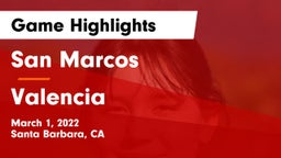 San Marcos  vs Valencia Game Highlights - March 1, 2022