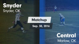 Matchup: Snyder vs. Central  2016