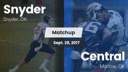 Matchup: Snyder vs. Central  2017