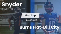 Matchup: Snyder vs. Burns Flat-Dill City  2017