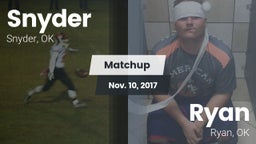 Matchup: Snyder vs. Ryan  2017