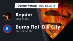 Recap: Snyder  vs. Burns Flat-Dill City  2018