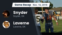 Recap: Snyder  vs. Laverne  2018
