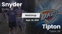 Matchup: Snyder vs. Tipton  2019