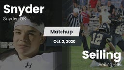 Matchup: Snyder vs. Seiling  2020