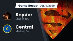 Recap: Snyder  vs. Central  2020