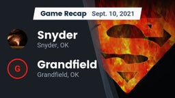 Recap: Snyder  vs. Grandfield  2021