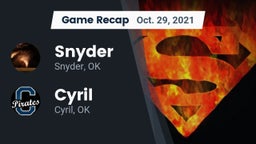Recap: Snyder  vs. Cyril  2021