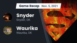 Recap: Snyder  vs. Waurika  2021