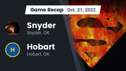 Recap: Snyder  vs. Hobart  2022