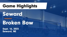 Seward  vs Broken Bow  Game Highlights - Sept. 16, 2023