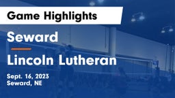 Seward  vs Lincoln Lutheran  Game Highlights - Sept. 16, 2023