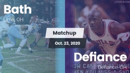 Matchup: Bath vs. Defiance  2020