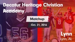 Matchup: Decatur Heritage Chr vs. Lynn  2016