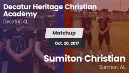 Matchup: Decatur Heritage Chr vs. Sumiton Christian  2017