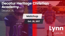 Matchup: Decatur Heritage Chr vs. Lynn  2017