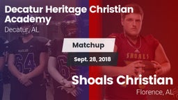 Matchup: Decatur Heritage Chr vs. Shoals Christian  2018