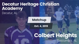 Matchup: Decatur Heritage Chr vs. Colbert Heights  2019