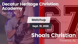 Matchup: Decatur Heritage Chr vs. Shoals Christian  2020