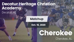 Matchup: Decatur Heritage Chr vs. Cherokee  2020