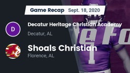 Recap: Decatur Heritage Christian Academy  vs. Shoals Christian  2020