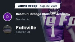 Recap: Decatur Heritage Christian Academy  vs. Falkville  2021