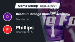 Recap: Decatur Heritage Christian Academy  vs. Phillips  2021